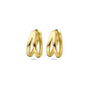 klapoorringen 14K geelgoud