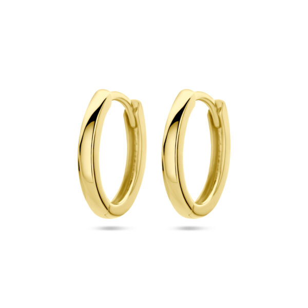 klapoorringen 14K geelgoud