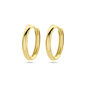 klapoorringen 14K geelgoud
