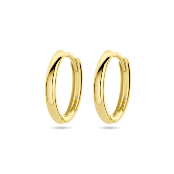 klapoorringen 14K geelgoud