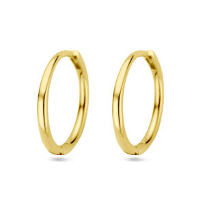 klapoorringen 14K geelgoud