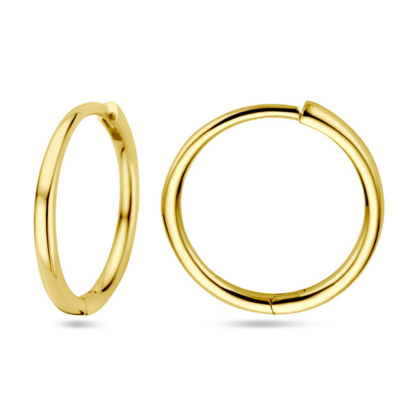 klapoorringen 14K geelgoud - Afbeelding 3