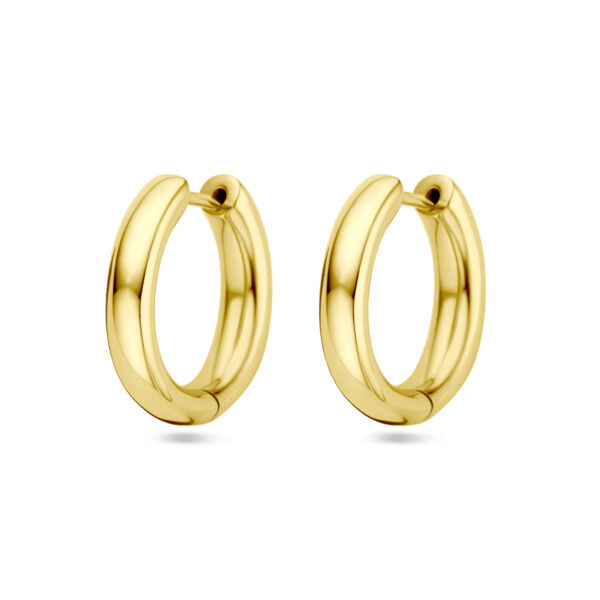 klapoorringen 14K geelgoud