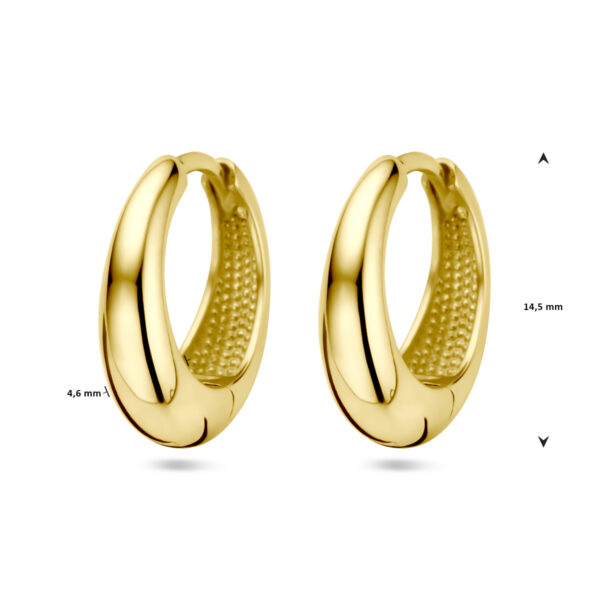 klapoorringen 14K geelgoud - Afbeelding 4