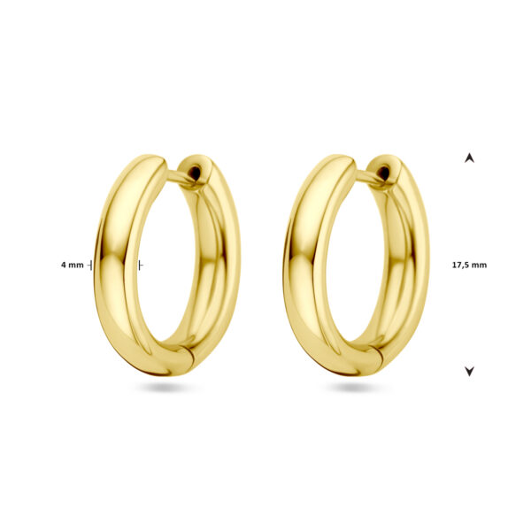 klapoorringen 14K geelgoud - Afbeelding 4