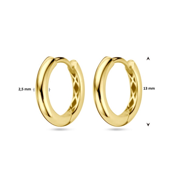 klapoorringen 14K geelgoud - Afbeelding 4