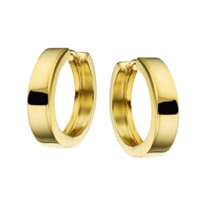 klapoorringen 14K geelgoud