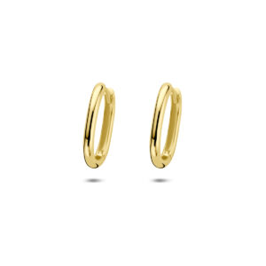 klapoorringen 15 mm 14K geelgoud