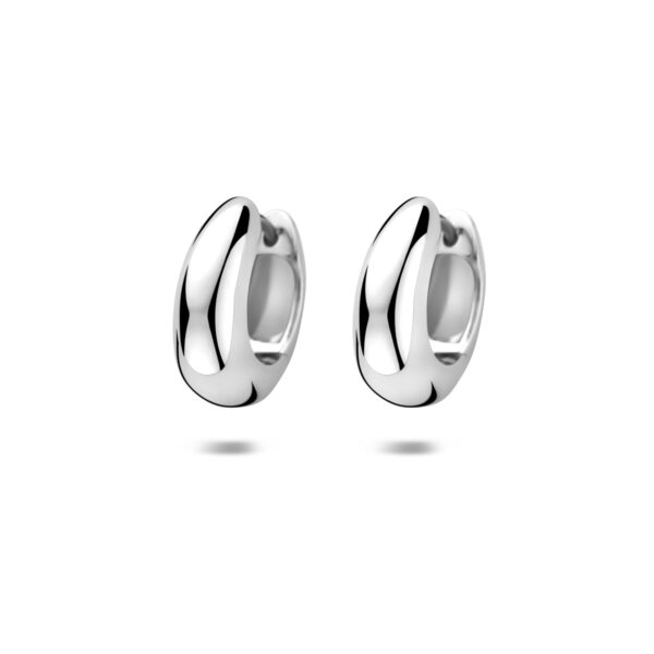 klapoorringen 15 mm zilver gerhodineerd