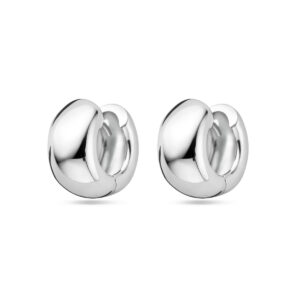 klapoorringen 15 mm zilver gerhodineerd