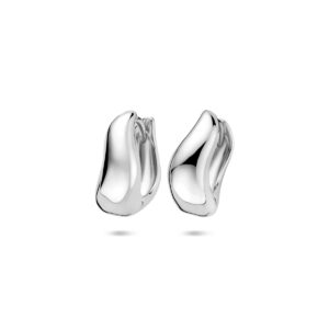 klapoorringen 15 mm zilver gerhodineerd
