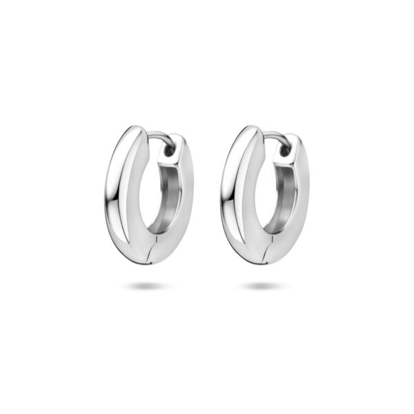 klapoorringen 15,5 mm zilver gerhodineerd