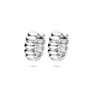klapoorringen 15,5 mm zilver gerhodineerd