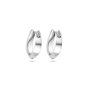 klapoorringen 16 mm zilver gerhodineerd