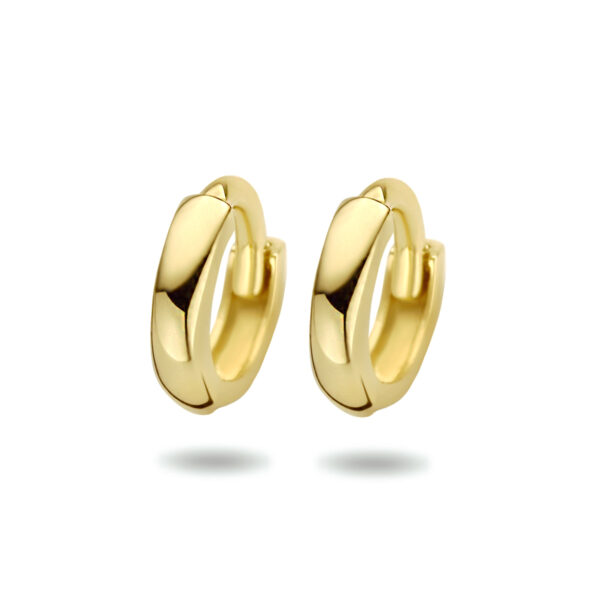 klapoorringen 1,6 x 7,0 mm 14K geelgoud