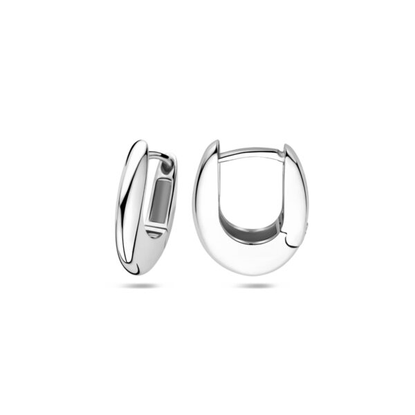 klapoorringen 16,5 mm zilver gerhodineerd - Afbeelding 3