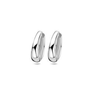 klapoorringen 16,5 mm zilver gerhodineerd