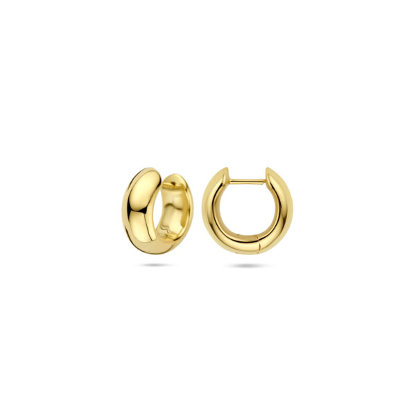 klapoorringen 17 mm 14K geelgoud - Afbeelding 3