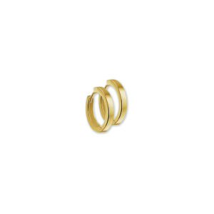 klapoorringen 1,8 mm vlak 14K geelgoud