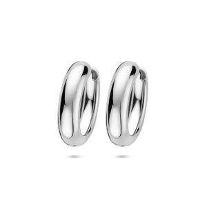 klapoorringen 25 mm zilver gerhodineerd
