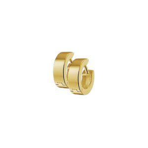 klapoorringen 4,5 mm vlak 14K geelgoud