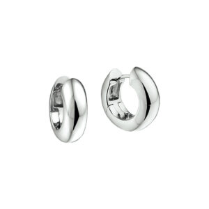 klapoorringen 6,5 mm  bol zilver gerhodineerd