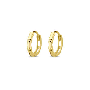 klapoorringen 9,5 mm 14K geelgoud
