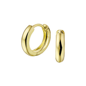 klapoorringen bol 14K geelgoud