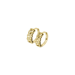 klapoorringen gourmet 5 x 13 mm 14K geelgoud