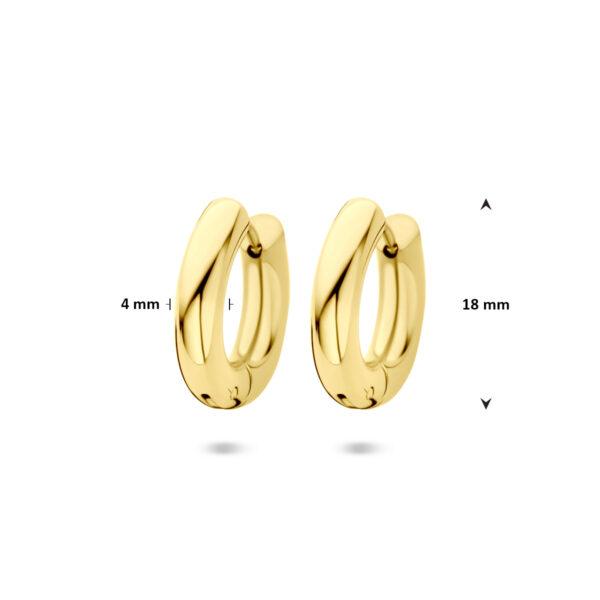 klapoorringen ion plating 18 mm edelstaal - Afbeelding 4