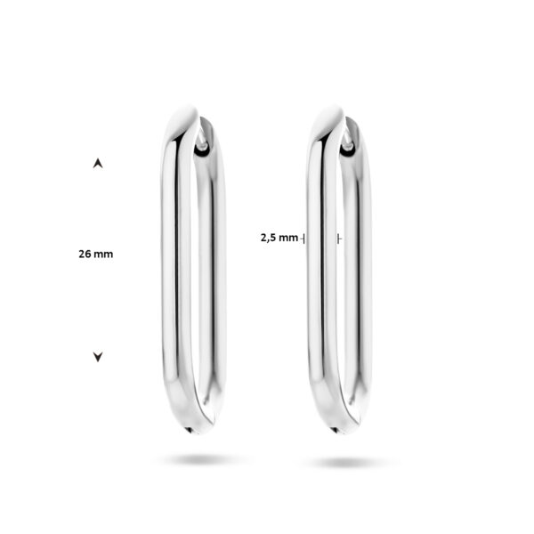 klapoorringen paperclip edelstaal - Afbeelding 4