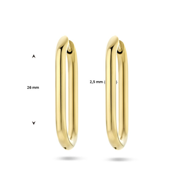 klapoorringen paperclip ion plating edelstaal - Afbeelding 4