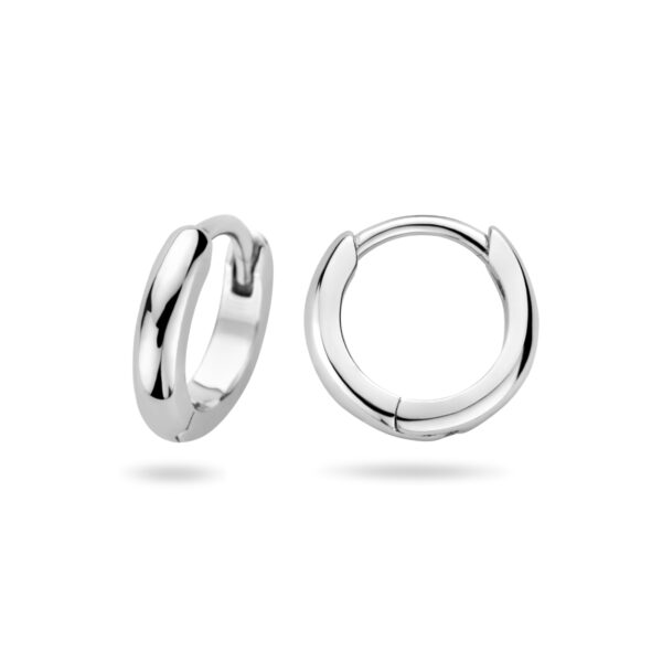 klapoorringen zilver gerhodineerd - Afbeelding 3