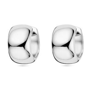 klapoorringen zilver gerhodineerd