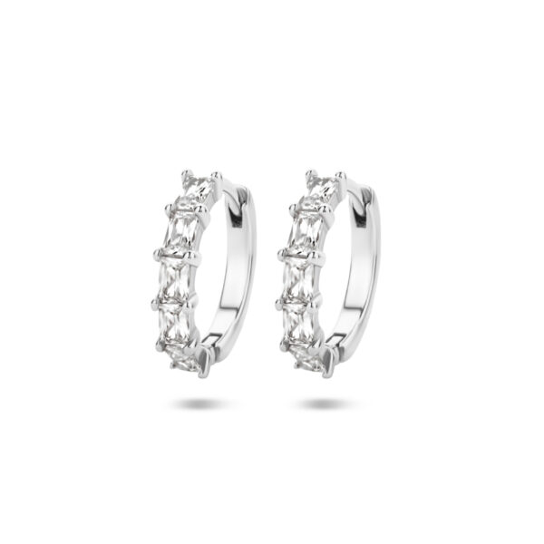 klaproorringen zirkonia zilver gerhodineerd