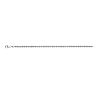koord massief 3,3 mm zilver gerhodineerd