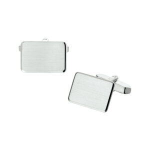 manchetknopen mat gediamanteerd zilver wit
