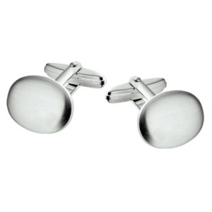 manchetknopen mat zilver wit