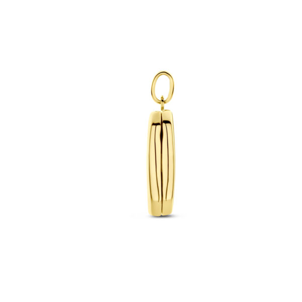 medaillon 21 mm 14K geelgoud - Afbeelding 3