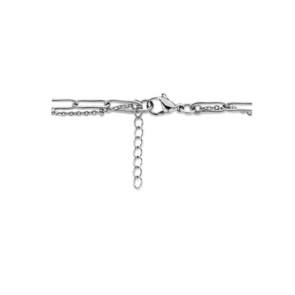 multi-collier anker en paperclip ronde buis 4,0 mm 43 + 3 cm edelstaal - Afbeelding 3