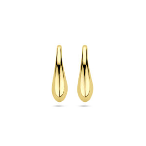 oorbellen druppel franse haak 16,5 mm 14K geelgoud