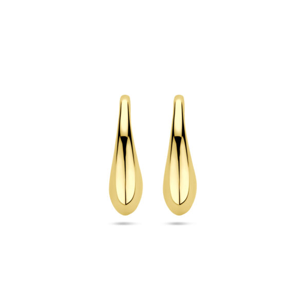 oorbellen druppel franse haak 16,5 mm 14K geelgoud