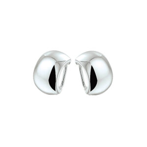 oorclips zilver wit