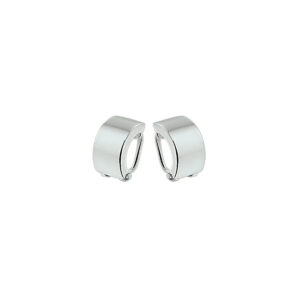 oorclips zilver wit