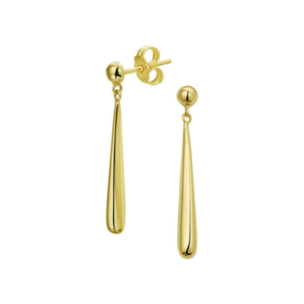 oorhanger druppel 14K geelgoud