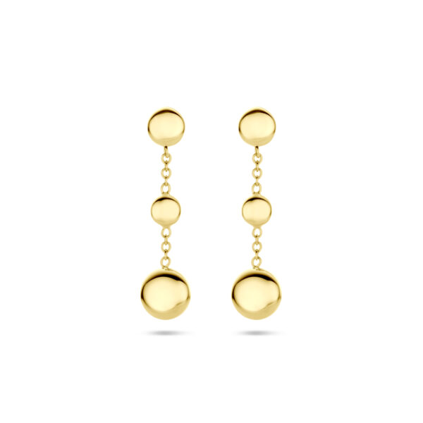oorhangers 24 mm 14K geelgoud