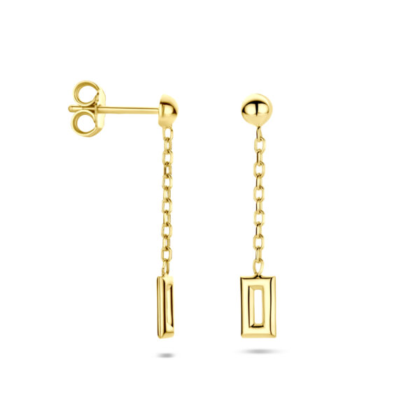 oorhangers 28 mm 14K geelgoud - Afbeelding 3