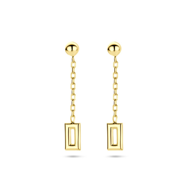 oorhangers 28 mm 14K geelgoud