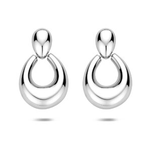 oorhangers 31 mm zilver gerhodineerd