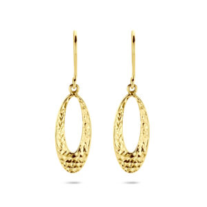 oorhangers franse haak 40 mm 14K geelgoud